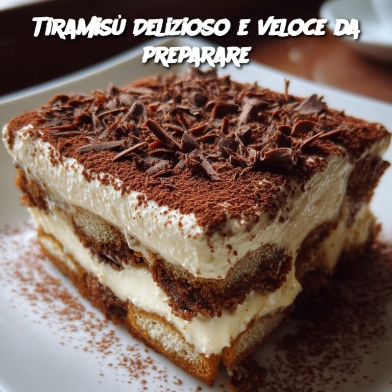 Tiramisù Delizioso e veloce da preparare