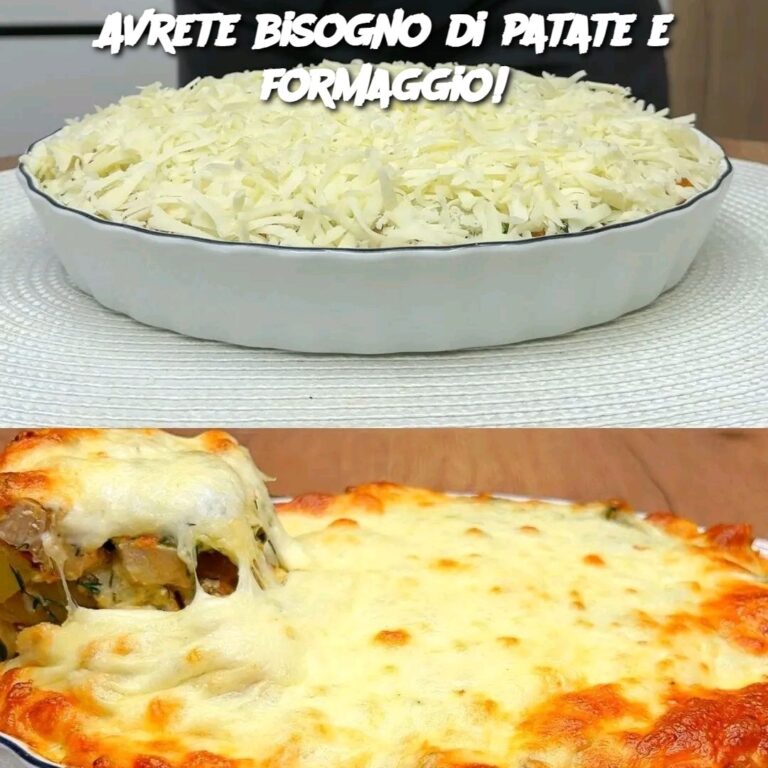 Avrete bisogno di patate e formaggio