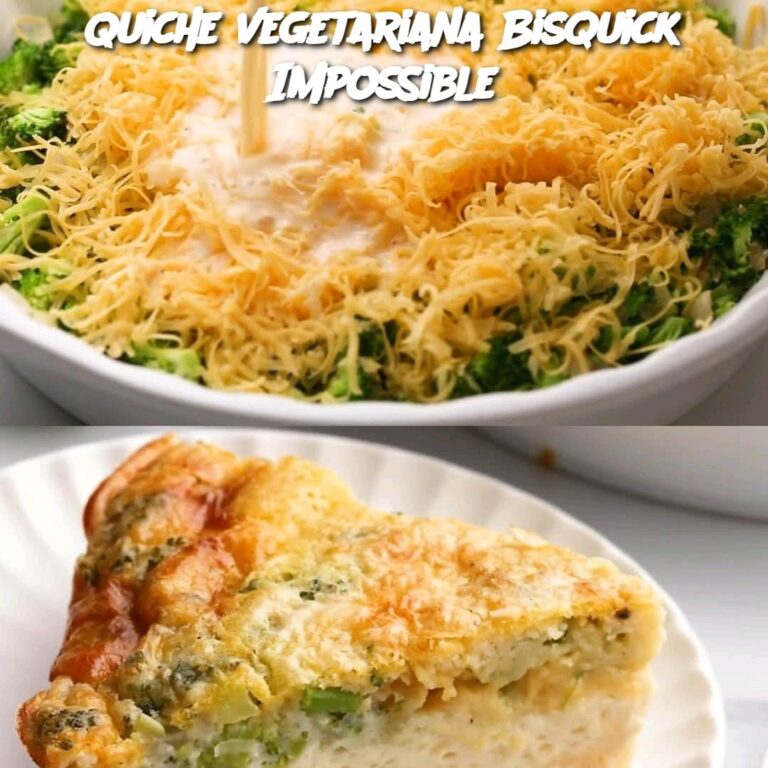 Quiche vegetariana Bisquick Impossible