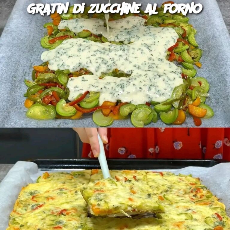 Gratin di zucchine al forno