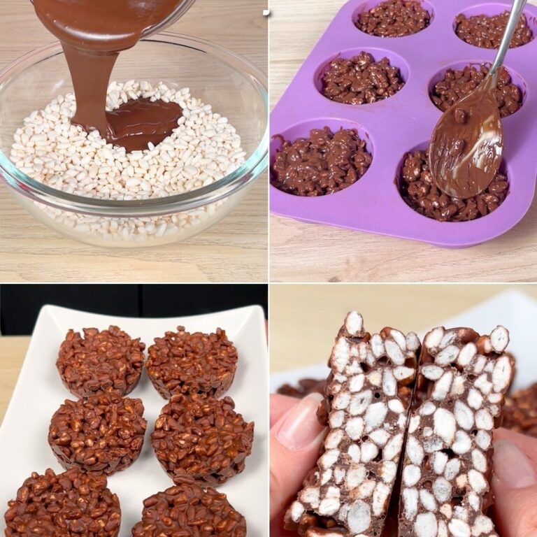 Cestini di riso soffiato: un’idea facile e gustosa per utilizzare il cioccolato avanzato!