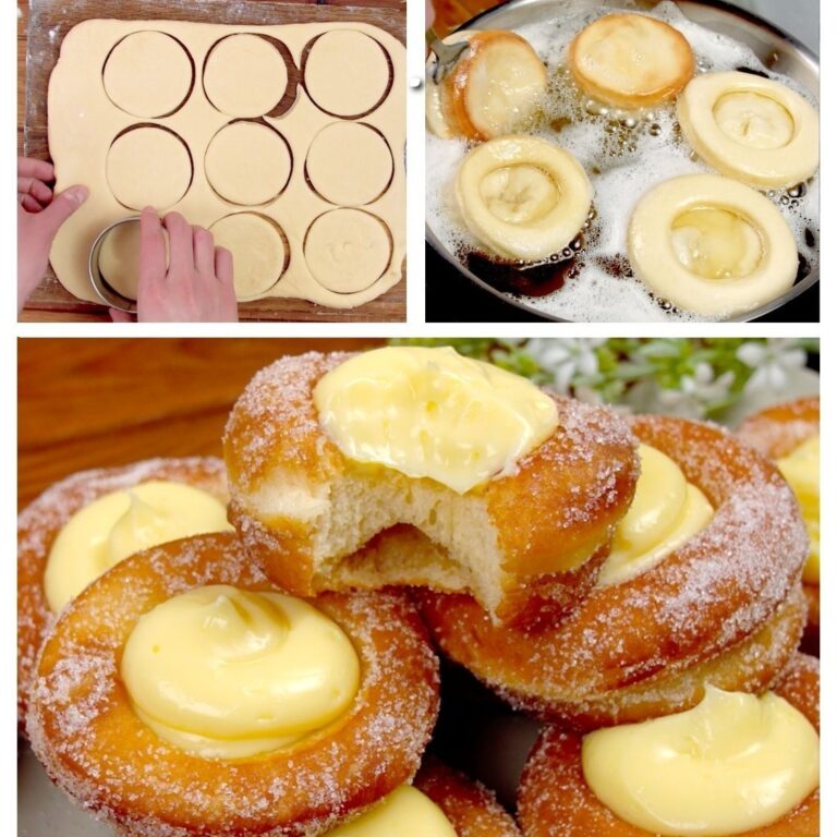 Ciambelline alla crema: il risultato è semplicemente irresistibile!