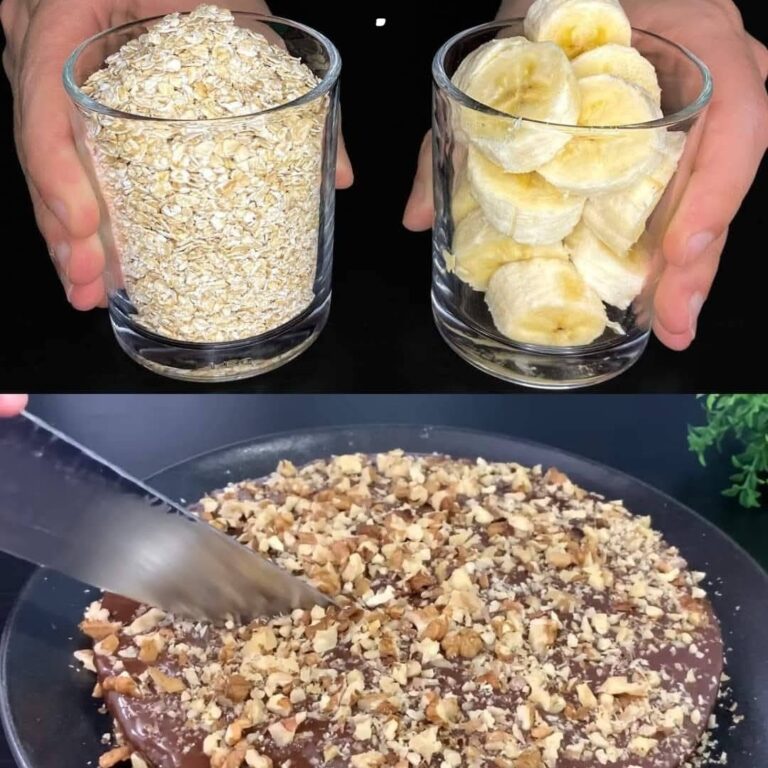 Il miglior dessert di avena e banana! Delizia ipocalorica in soli 5 minuti!