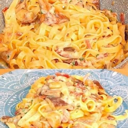 Tagliatelle cremose ai funghi: un piatto italiano da provare subito