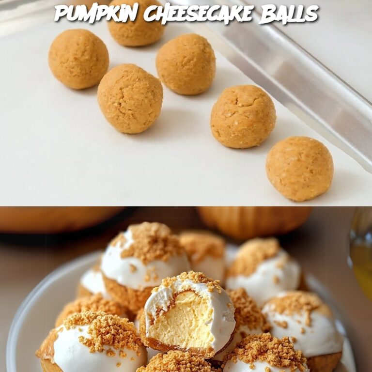 Pumpkin Cheesecake Balls
