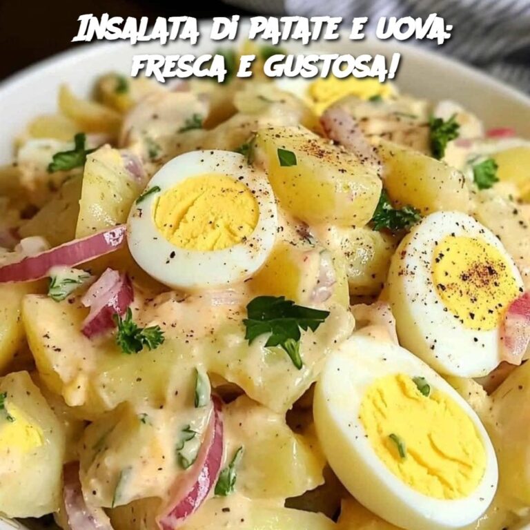 Insalata di patate e uova: fresca e gustosa!