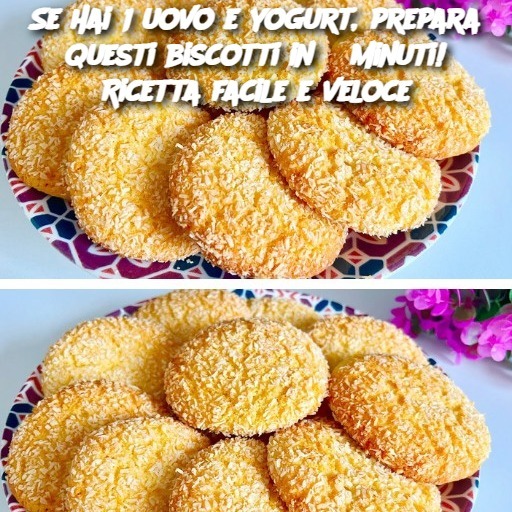 Se hai 1 uovo e yogurt, prepara questi biscotti in 5 minuti! Ricetta facile e veloce