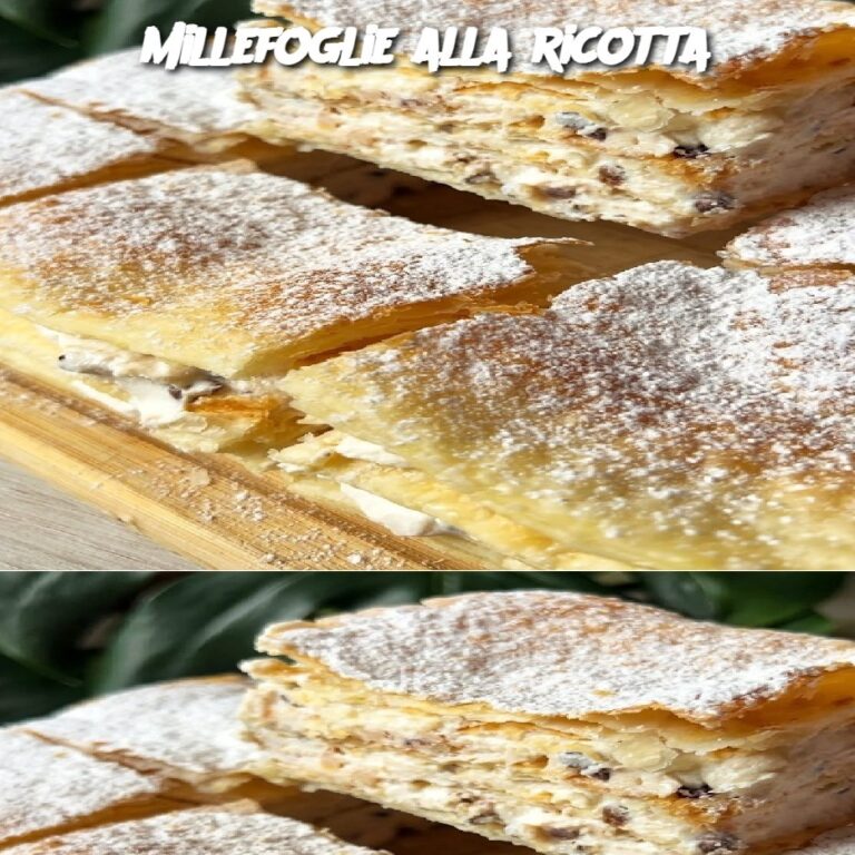 Millefoglie alla ricotta