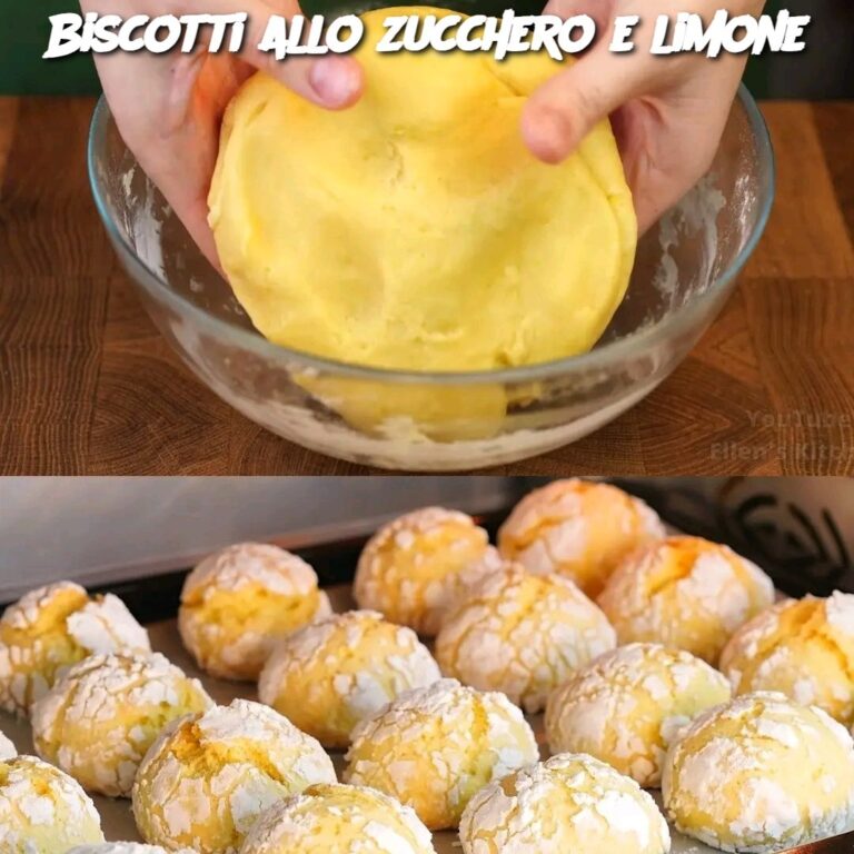 Biscotti allo zucchero e limone