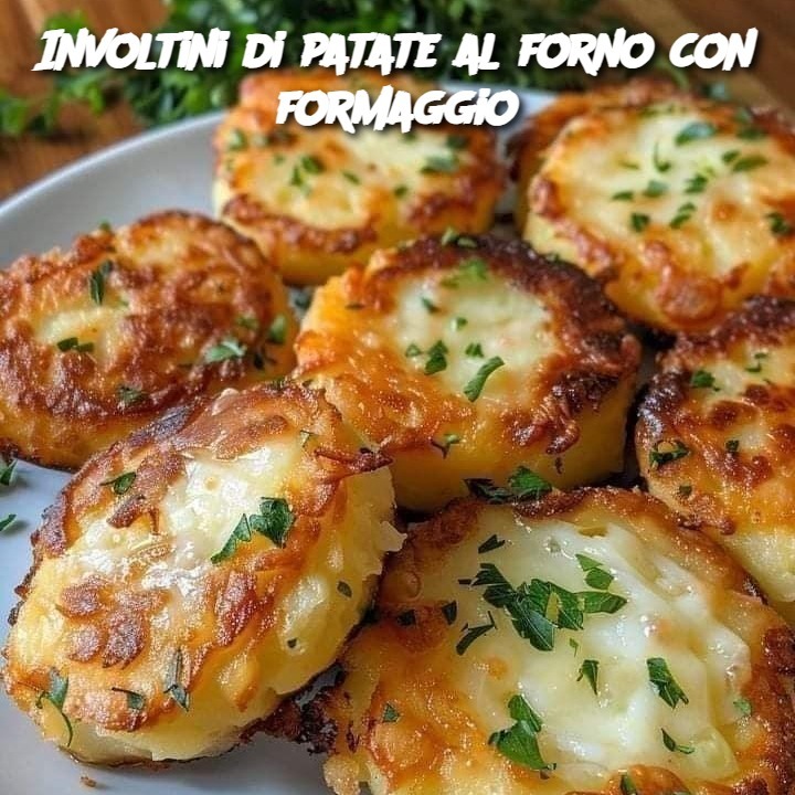 Involtini di patate al forno con formaggio