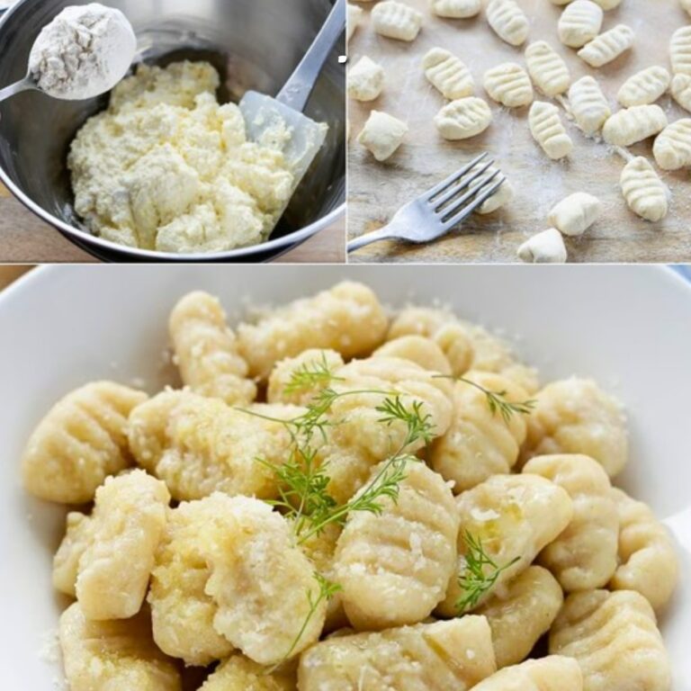 Questi gnocchi sono senza patate ma con la ricotta