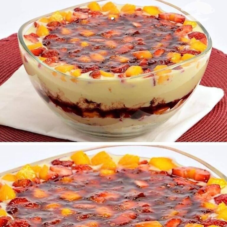 Ricetta deliziosa zuppa inglese alla frutta: una delizia in più passaggi per ogni occasione