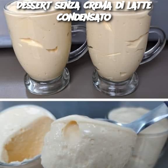 Dessert senza crema di latte condensato