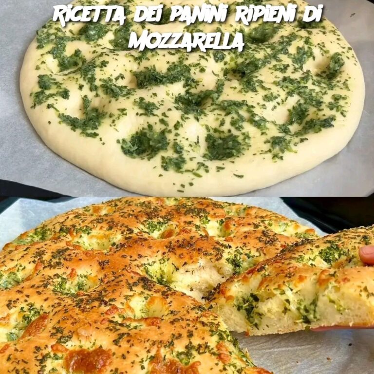 Ricetta dei panini ripieni di mozzarella