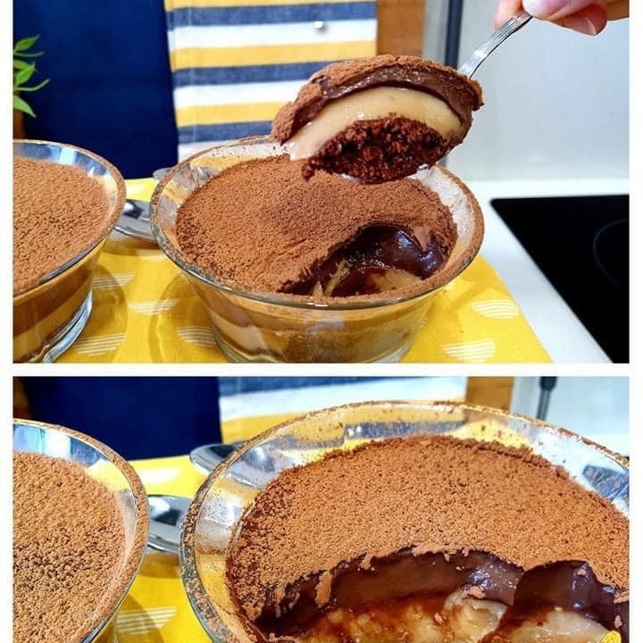 DESSERT FREDDO AL CIOCCOLATO E CARAMELLO SENZA COTTURA