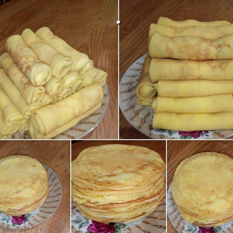 Questi pancake sono molto sottili, traforati, non si rompono