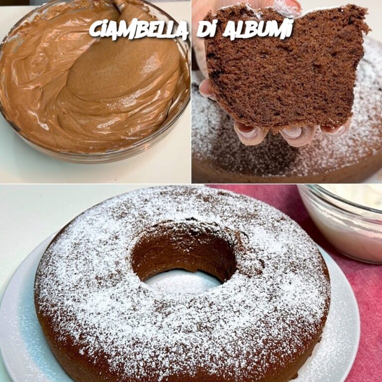 ciambella di albumi