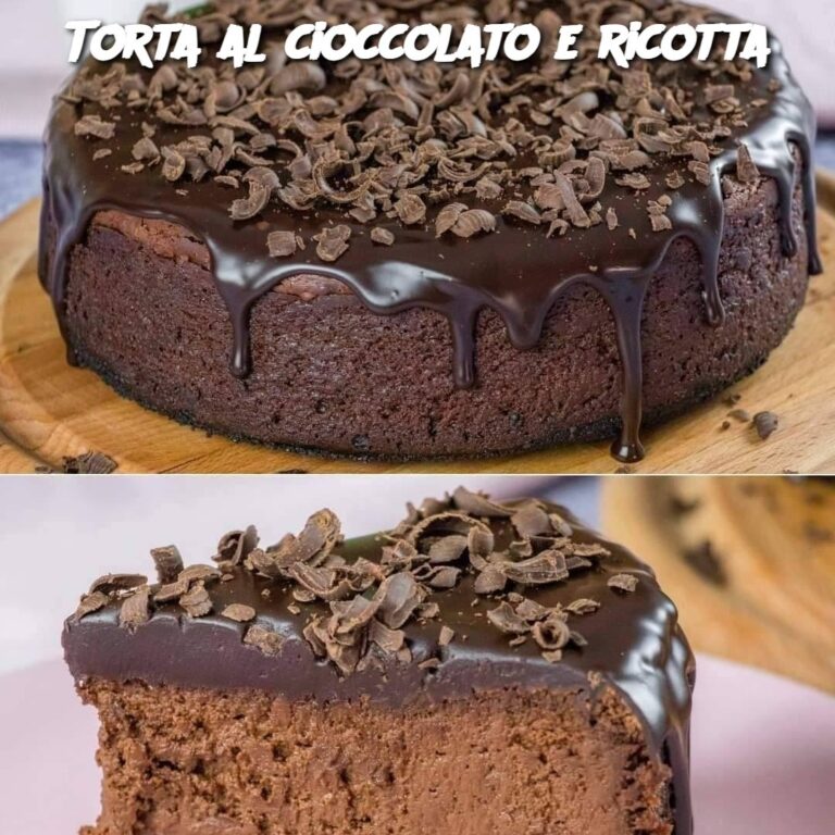 Torta al cioccolato e ricotta