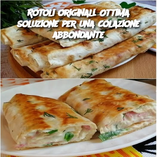 Rotoli originali. Ottima soluzione per una colazione abbondante