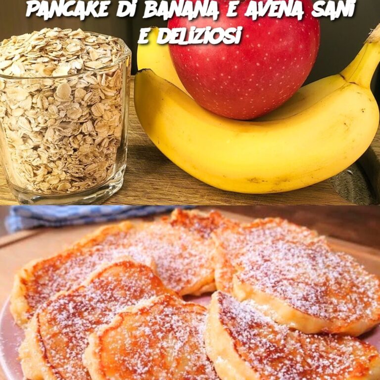 Pancake di banana e avena sani e deliziosi
