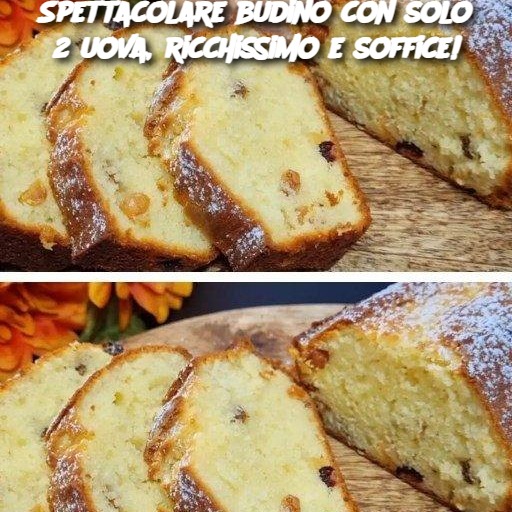Spettacolare budino con solo 2 uova, ricchissimo e soffice!