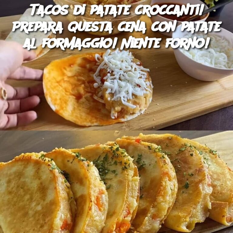 Tortillas Avvolte Con Formaggio, Patate E Cipolla