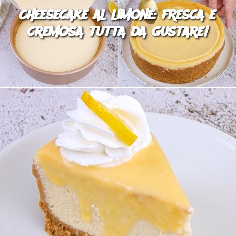 Cheesecake al limone: fresca e cremosa tutta da gustare!