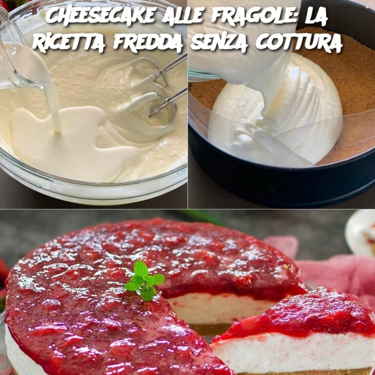 Cheesecake alle fragole: la ricetta fredda senza cottura