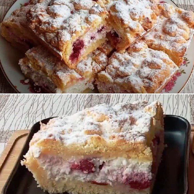 Torta di ricotta con ciliegie. Un mix di delicata pasta frolla, morbida ricotta e ciliegie aromatiche