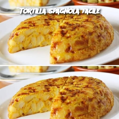 Tortilla spagnola facile