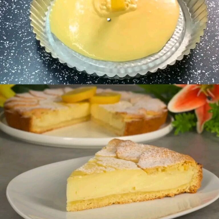 Ricetta della crostata al limone e crema pasticcera