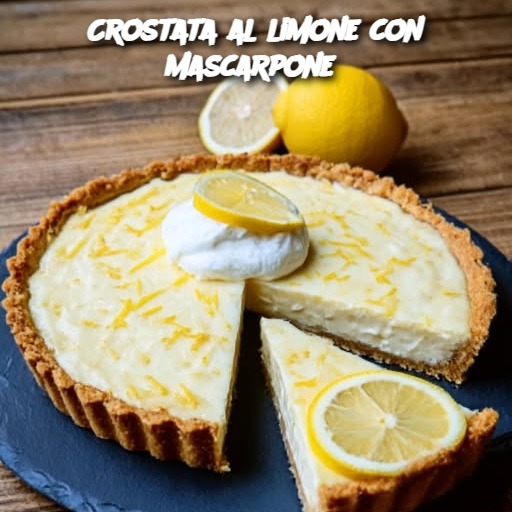 Crostata al limone con mascarpone