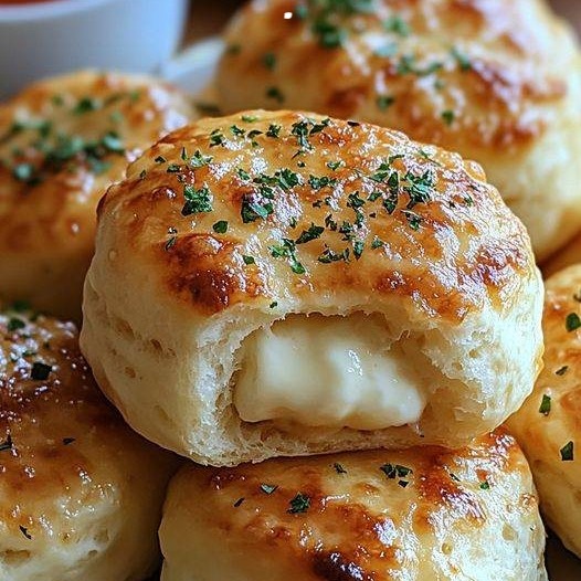 BOMBE DI FORMAGGIO CON BISCOTTI AL BURRO ALL’AGLIO BOMBE DI BISCOTTI