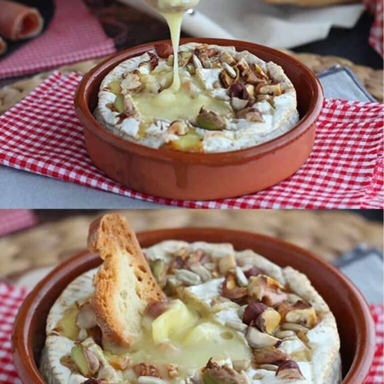 Camembert Arrostito Al Forno, Miele E Noci