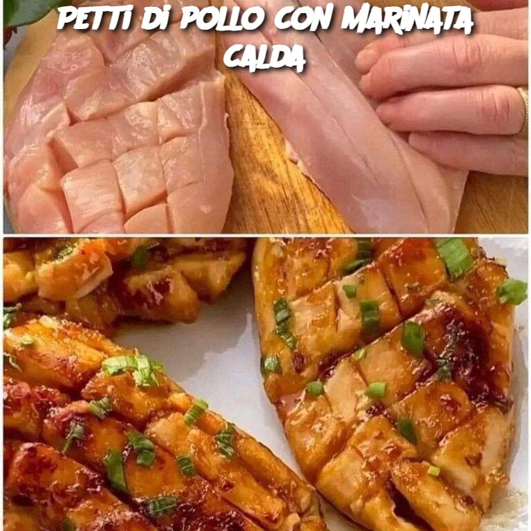 Petti di pollo con marinata calda