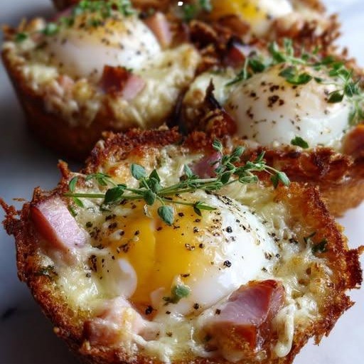 CROQUE MADAME CUPS CON UOVO DI QUAGLIA PICCOLO