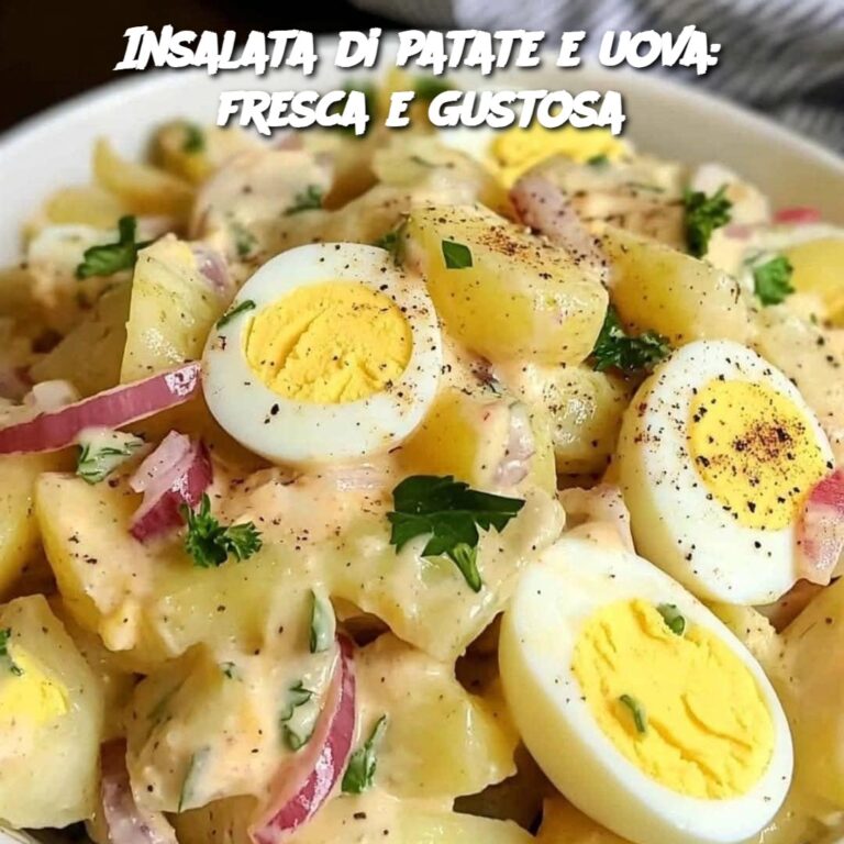 Insalata di patate e uova: fresca e gustosa
