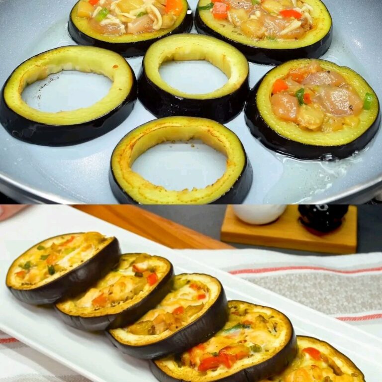 Melanzane ripiene di pollo: un’esplosione di sapori ad ogni boccone