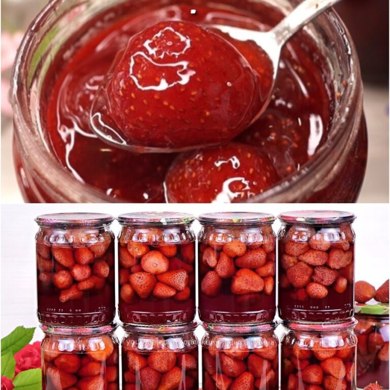 Faccio la marmellata di fragole solo secondo questa ricetta, non ne cerco altre: il gusto e l’odore delle fragole rimangono. E senza addensante è denso