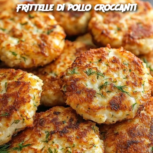 Frittelle di pollo croccanti
