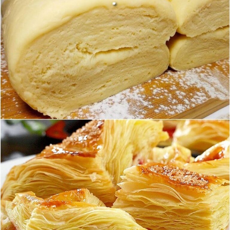 Una ricetta infallibile per la pasta sfoglia. Niente frigorifero, niente uova e niente lievito, ma ne escono cento strati