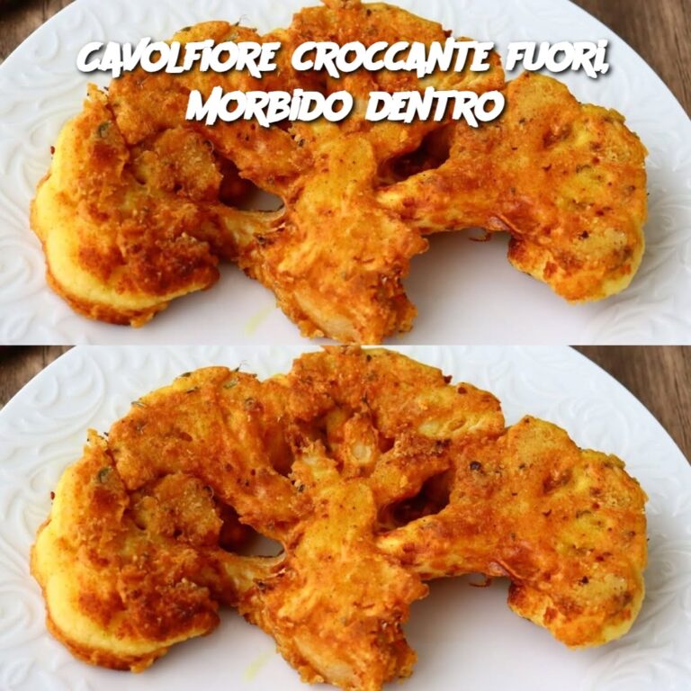 Cavolfiore croccante fuori, morbido dentro