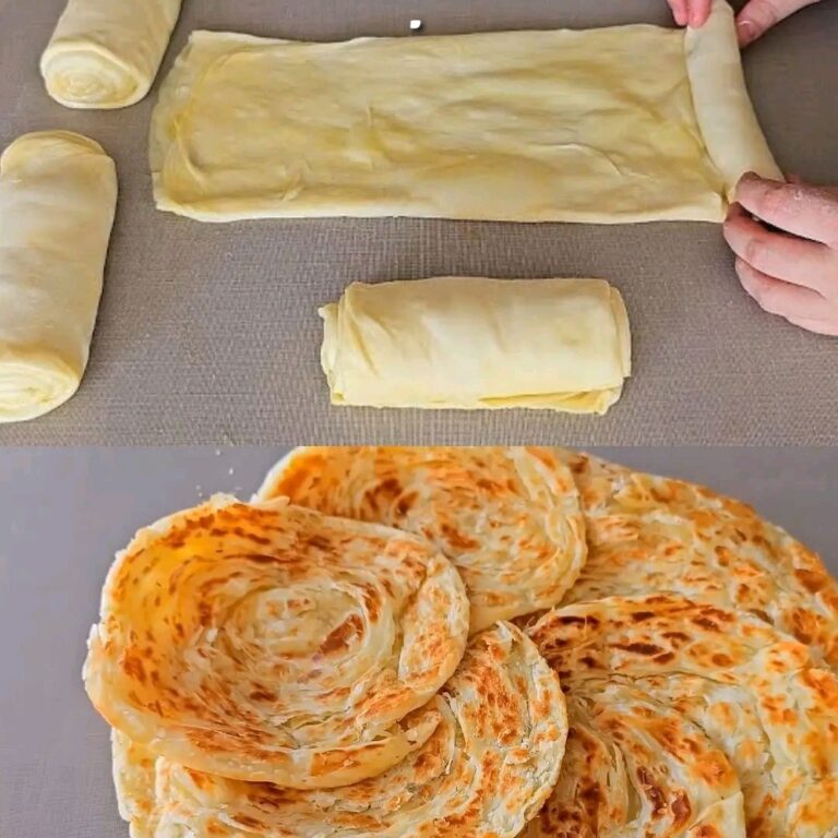 Se avete farina, acqua e sale in casa, provate questa ricetta. Incredibilmente deliziosa e ricca di strati