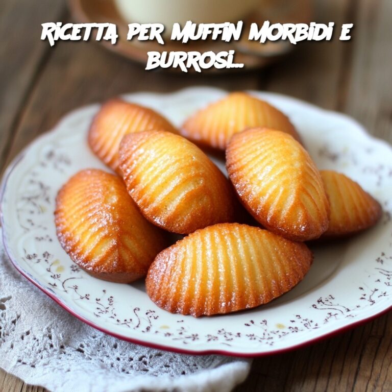 Ricetta per muffin morbidi e burrosi...