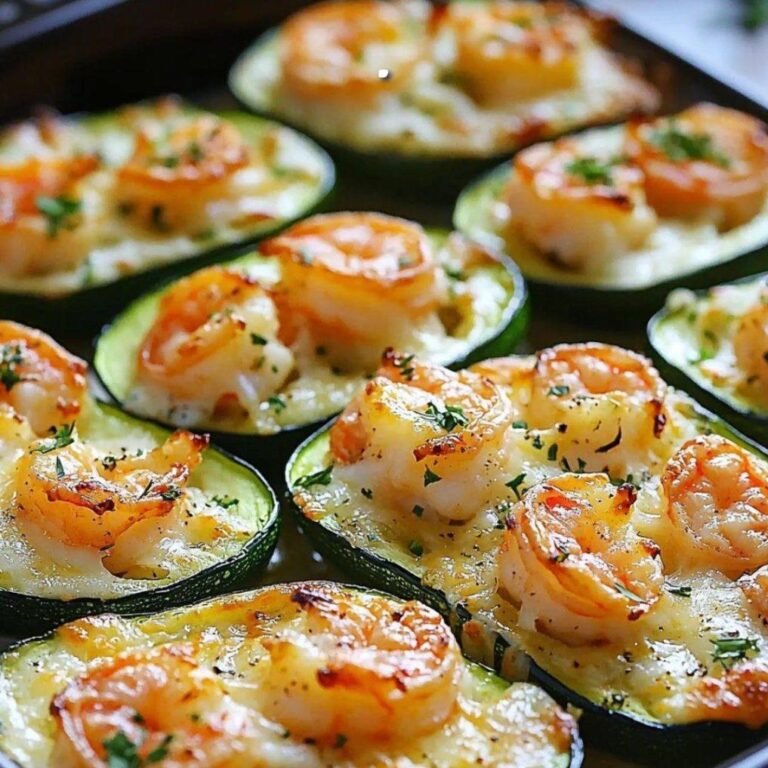 Zucchine ripiene e gratinate con gamberi e aglio: un piatto delizioso, sano e soleggiato! (Ricetta facile e leggera)