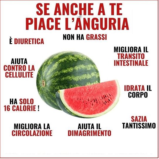 Se ti piace anche l’anguria