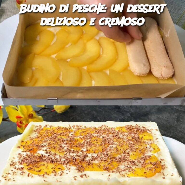 Budino di pesche: un dessert delizioso e cremoso