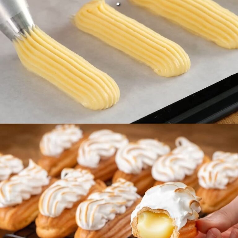 I pasticceri vanno matti per QUESTA ricetta di éclair! Li preparerai ogni giorno