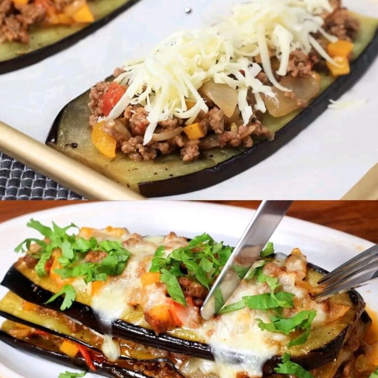 Ricetta di melanzane al formaggio con carne macinata/ Melanzane facili e gustose