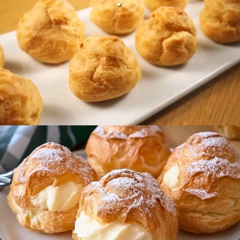 Deliziosa e super facile da preparare! Pasta sfoglia classica con crema pasticcera e panna montata